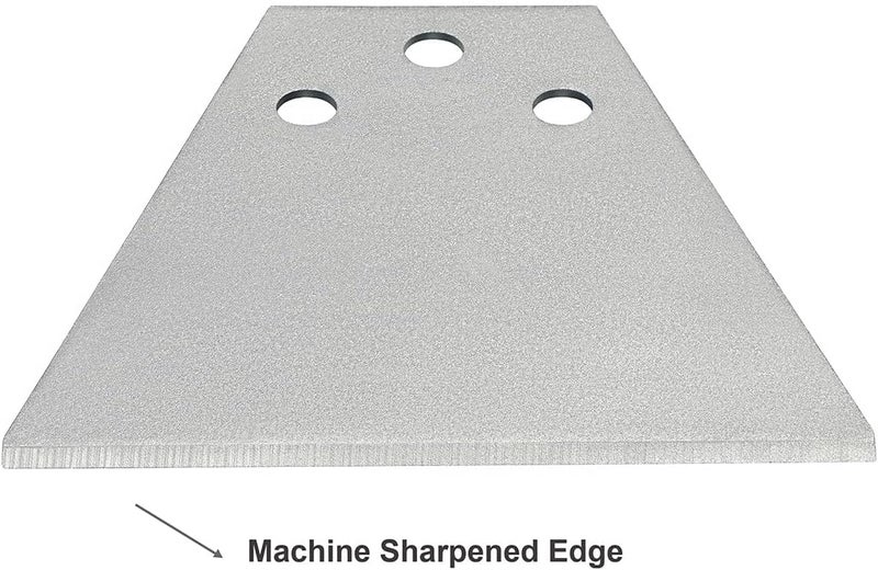 SPKLINE Replacement Blade for 5 Inch Wide SDS-Plus Floor Scraper Tile & Thinset Scaling Chisel (5" X 4-3/8") - Image 3